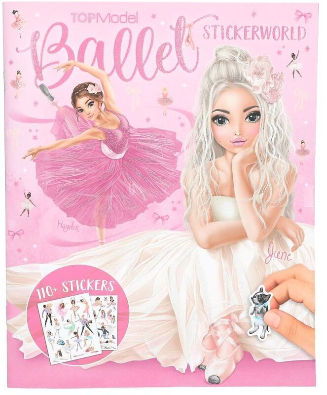 Top Model Μπλοκ Με Αυτοκόλλητα-Stickerworld Ballet (D13610)
