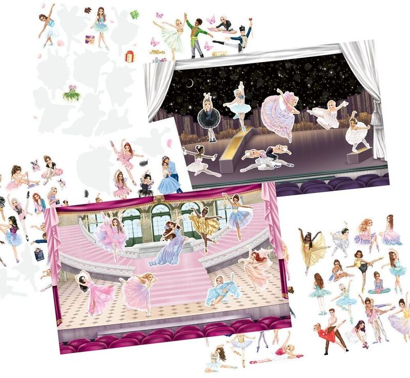 Top Model Μπλοκ Με Αυτοκόλλητα-Stickerworld Ballet (D13610) - φωτογραφία 2
