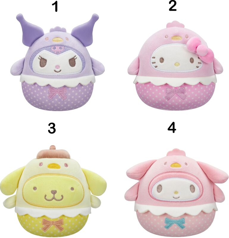 Squishmallows-Sanrio W1 13cm-4 Σχέδια (JWSQ0970) - φωτογραφία 2