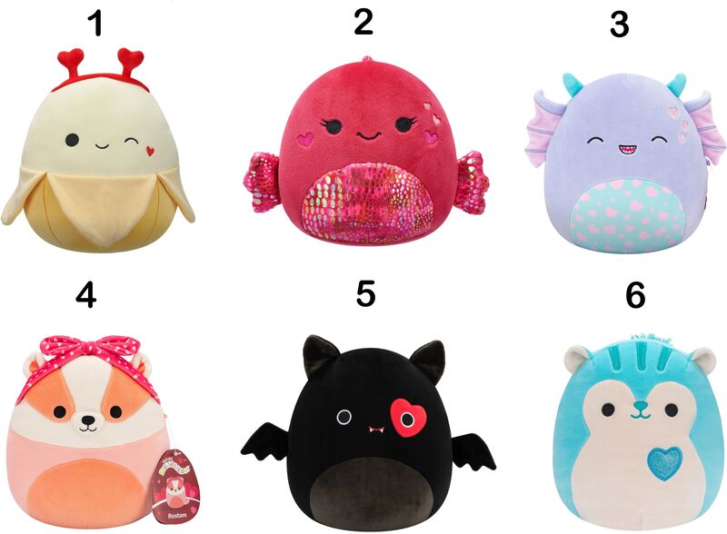 Squishmallows 19cm-6 Σχέδια (JWSQ1328) - φωτογραφία 2