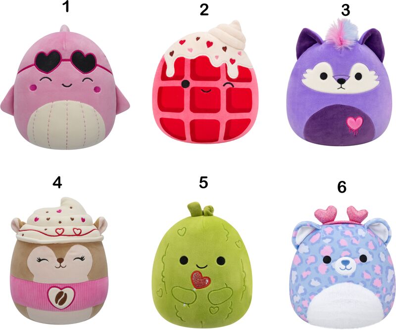 Squishmallows 19cm-6 Σχέδια (JWSQ1654) - φωτογραφία 2
