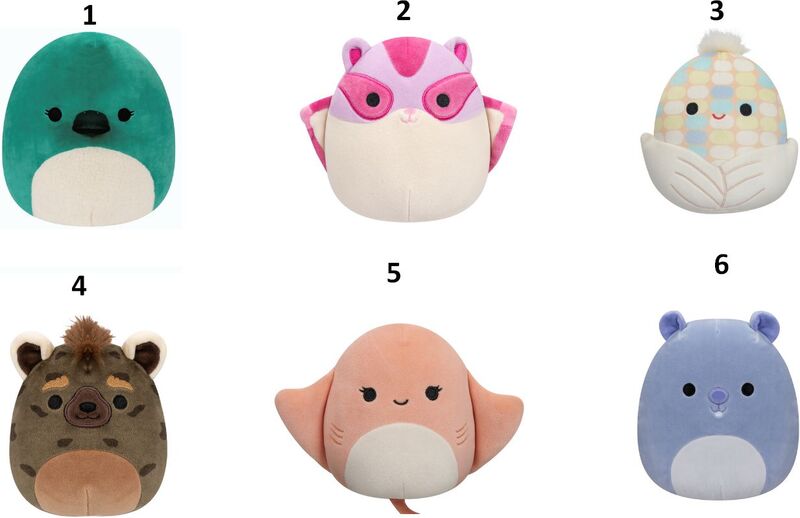Squishmallows W2 13cm-6 Σχέδια (JWSQ4096) - φωτογραφία 2