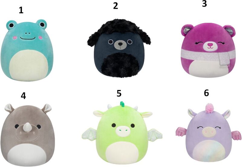 Squishmallows W2C 19cm-6 Σχέδια (JWSQ4246) - φωτογραφία 2
