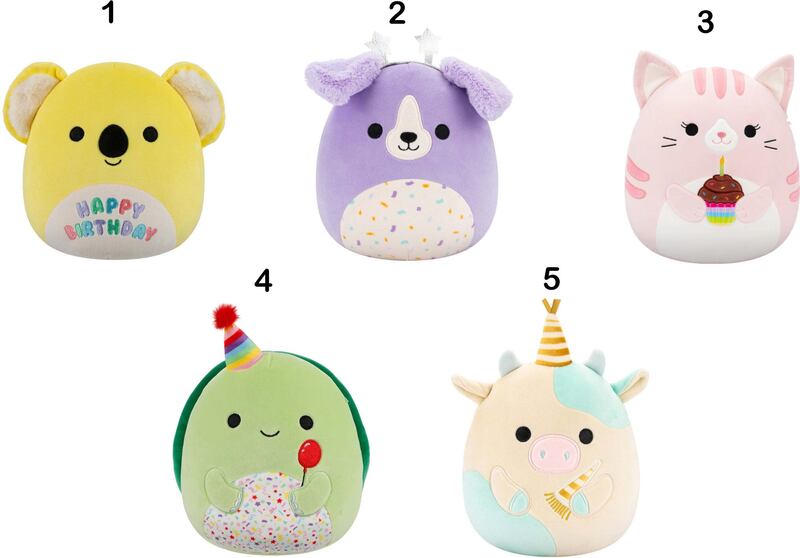 Squishmallows Celebration 19cm-5 Σχέδια (JWSQ7999) - φωτογραφία 2