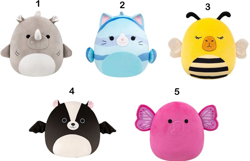 Squishmallows Ζωάκια-Ψαράκια 19cm-5 Σχέδια (JWSQ8641) - φωτογραφία 2