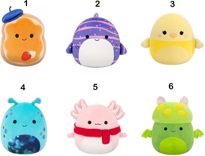 Squishmallows W9B 30.5cm-6 Σχέδια (JWSQ4137-H) - φωτογραφία 2