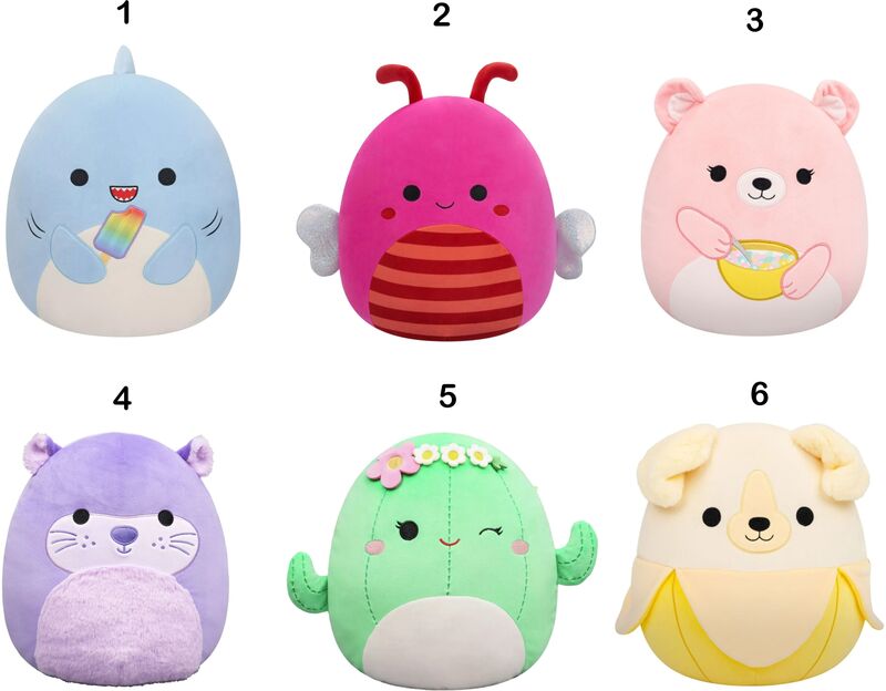 Squishmallows W11 30.5cm-6 Σχέδια (JWSQ4130-I) - φωτογραφία 2