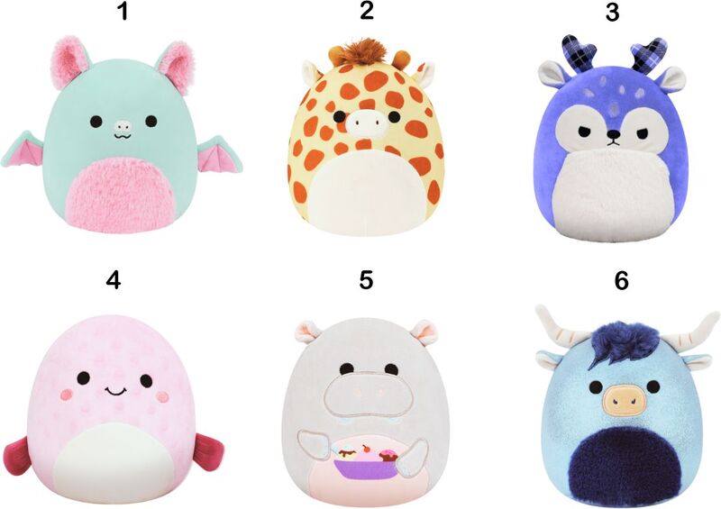 Squishmallows W13B 19cm-6 Σχέδια (JWSQ4064-K) - φωτογραφία 2