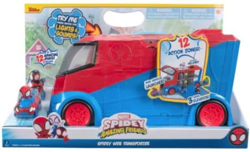 Spidey Νταλίκα Με 2 Φιγούρες Ήχο & Φώς (JWS00051) - φωτογραφία 2