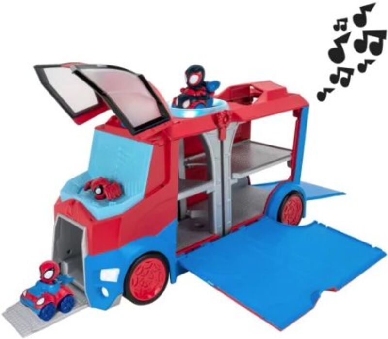 Spidey Νταλίκα Με 2 Φιγούρες Ήχο & Φώς (JWS00051) - φωτογραφία 3