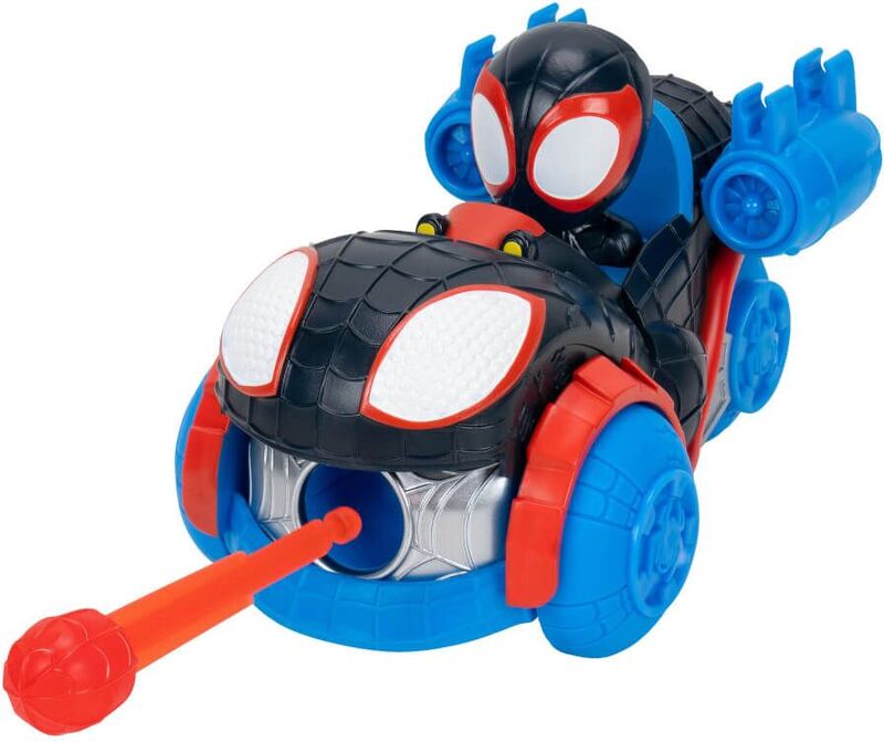 Spidey Όχημα Με Φιγούρα & Εκτοξευτή Ιστού 12cm-3 Σχέδια (JWS00287) - φωτογραφία 3