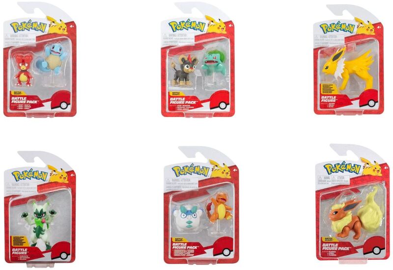 Pokemon Φιγούρες W19-6 Σχέδια (JW095007-W19) - φωτογραφία 3