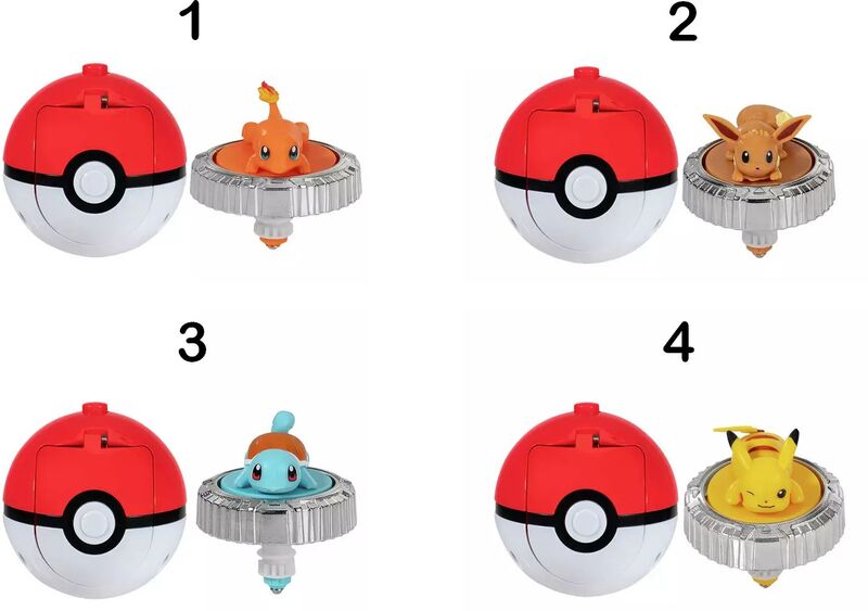 Pokemon Battle Spinner Με Φιγούρα-4 Σχέδια (JW004397) - φωτογραφία 2
