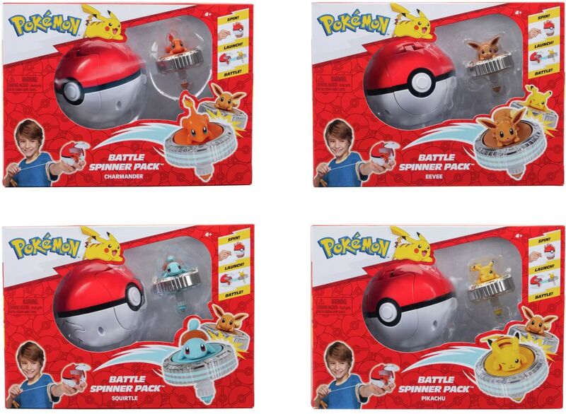 Pokemon Battle Spinner Με Φιγούρα-4 Σχέδια (JW004397) - φωτογραφία 3