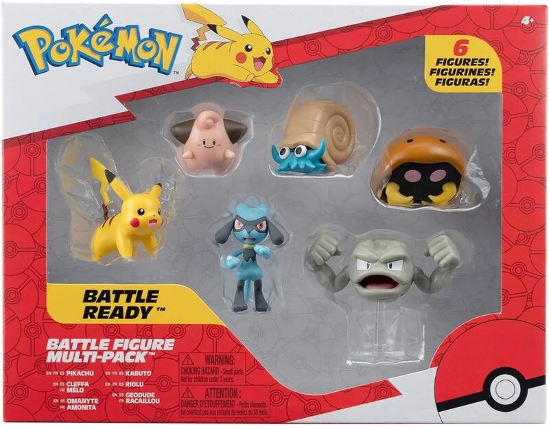 Pokemon Φιγούρες Σετ 6Τμχ W7 (JW002469-W07) - φωτογραφία 2