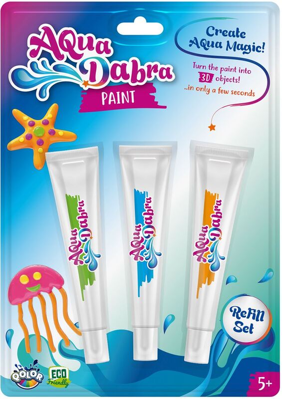 Aquadabra Μπογιές 3Τμχ (FST00336)