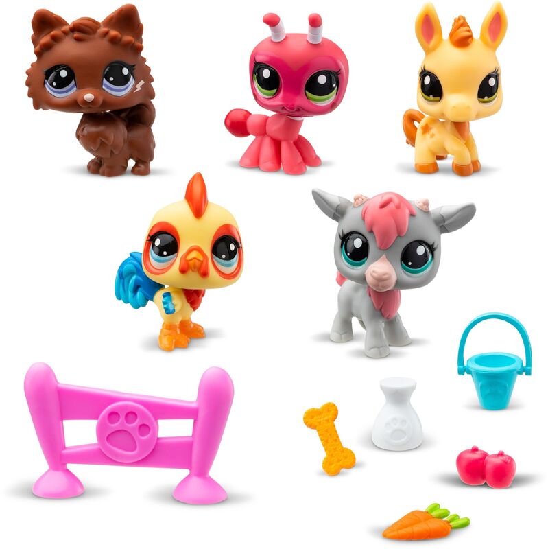 Littlest Pet Shop Φιγούρες 5Τμχ-Φάρμα (BF000510)