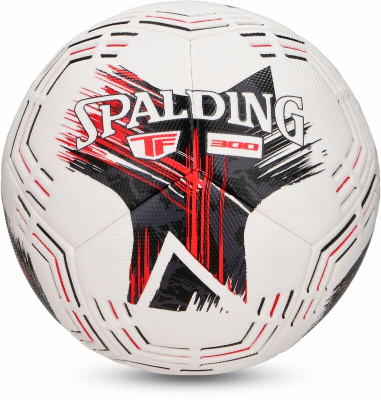 Spalding Spalding Μπάλα Ποδοσφαίρου White/Red S5 (SPBFTF300AT5)