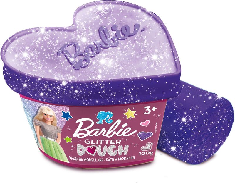 Barbie Πλαστελίνη Glitter Hearts (88744)