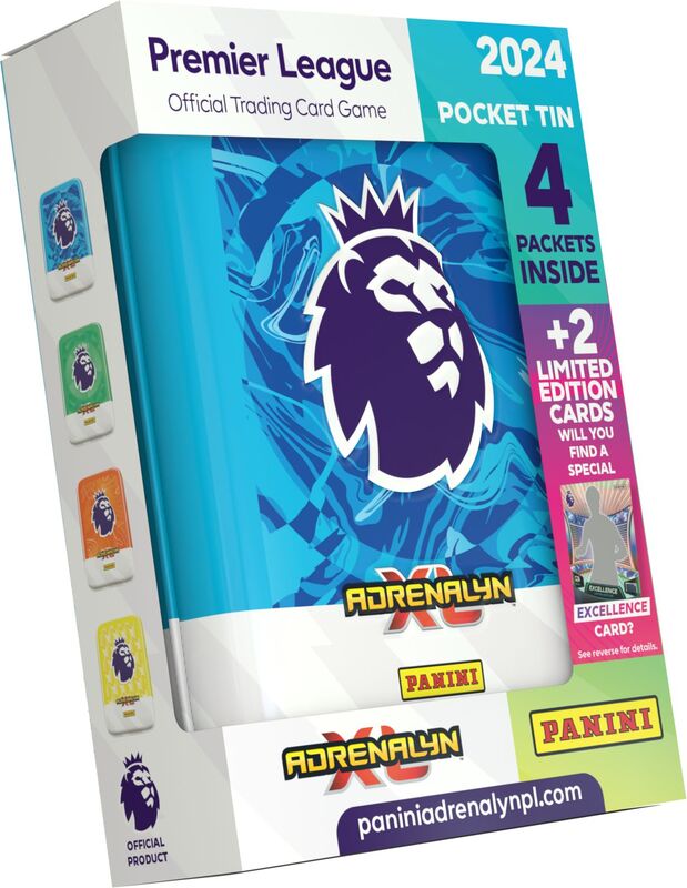Panini Premier League 24 Adrenalyn Κάρτες Μεταλλική Θήκη (PA.TI.PL.224)