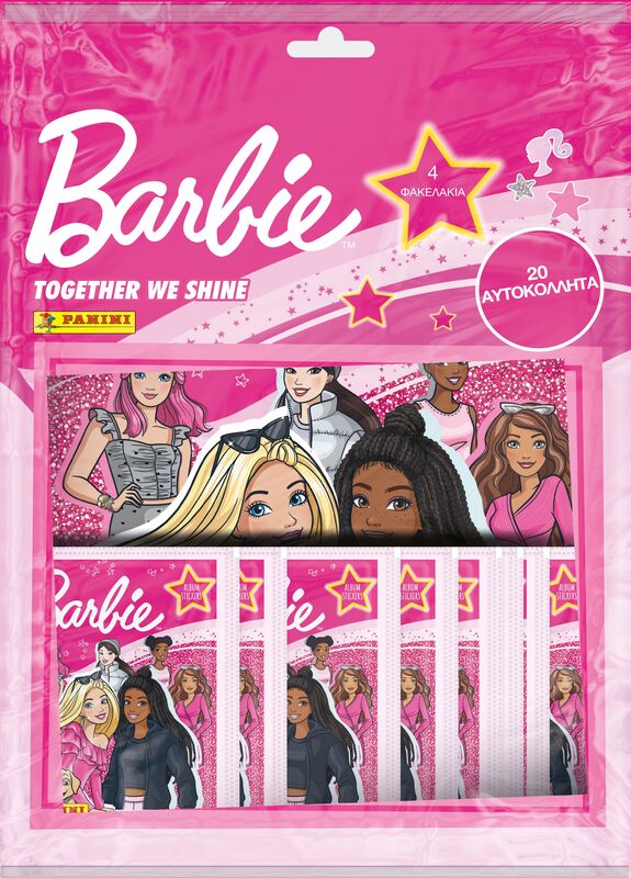 Panini Barbie Together We Shine Αυτοκόλλητα Starter Pack (PA.AL.BA.024)