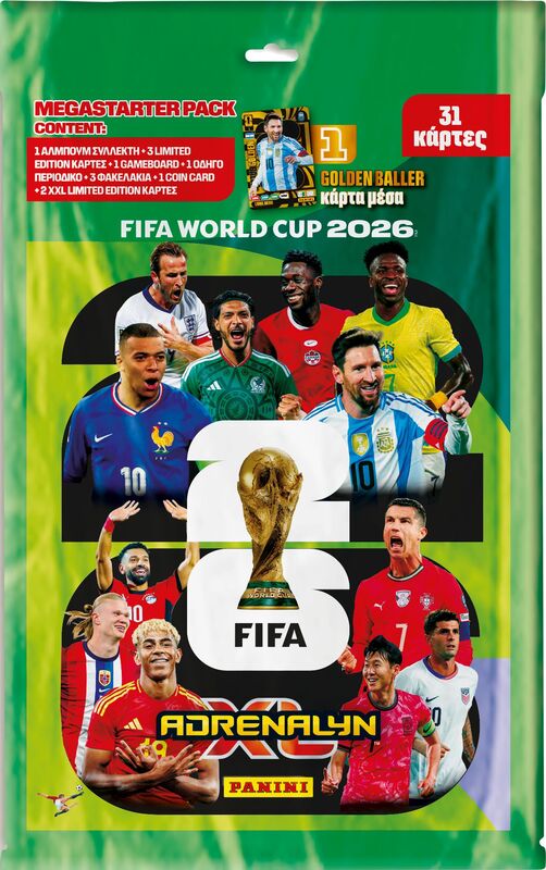 Panini Fifa World Cup 26 Adrenalyn Mega Starter Pack (PA.AL.WC.226)