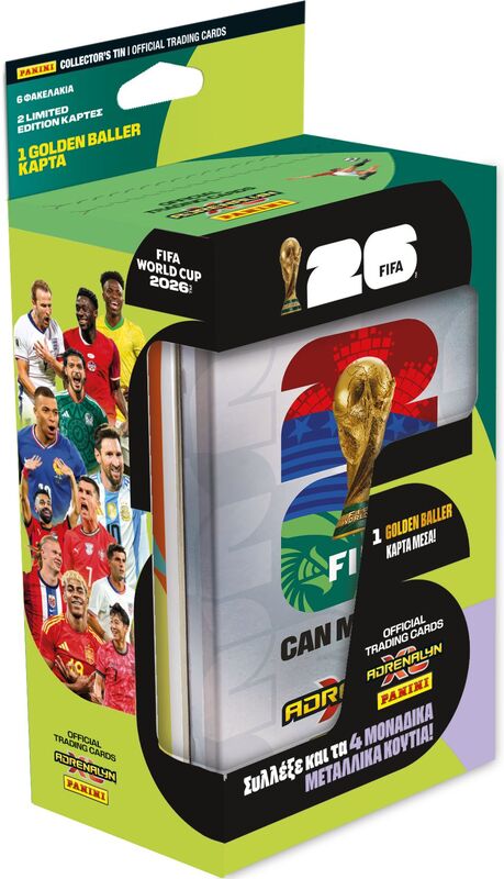 Panini Fifa World Cup 26 Adrenalyn Metal Classic Tin (PA.TI.WC.326)