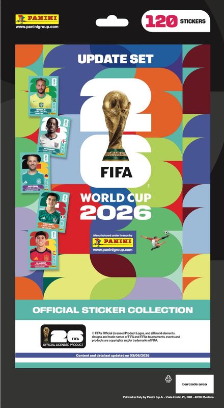 Panini Fifa World Cup 26 Update Set Αυτοκόλλητων (PA.AL.WC.526)