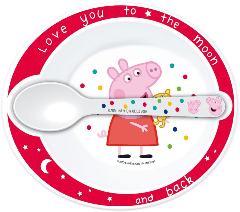 Stor Σετ Μπωλ Με Κουτάλι Peppa Pig (105587)
