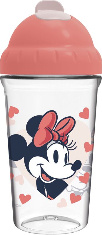 Stor Κύπελλο Με Καλαμάκι Minnie Mouse (105608)