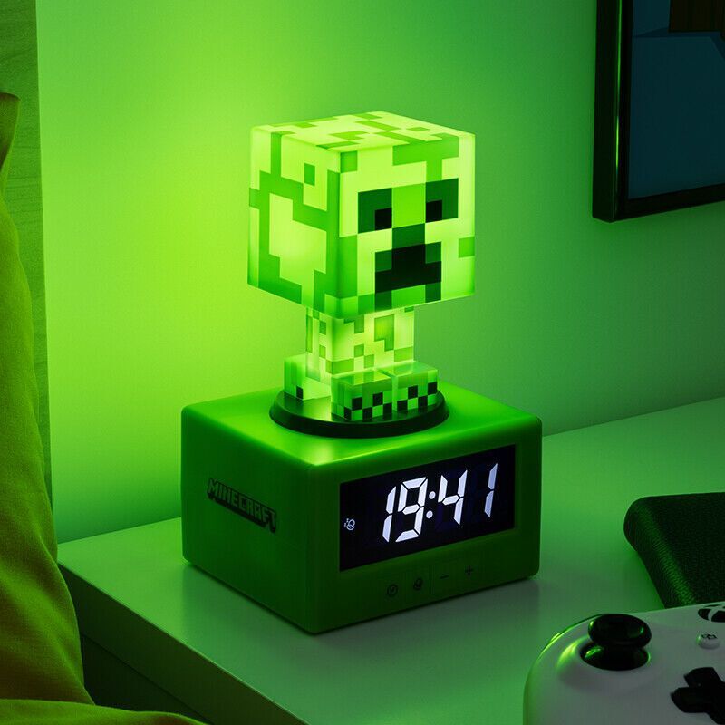 Paladone Minecraft Creeper Icon Alarm Clock (093713) - φωτογραφία 3