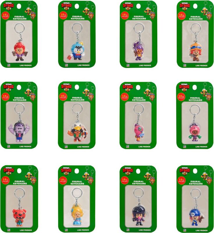 Brawl Stars S1 Φιγούρα Μπρελόκ-18 Σχέδια (080237) φωτογραφία