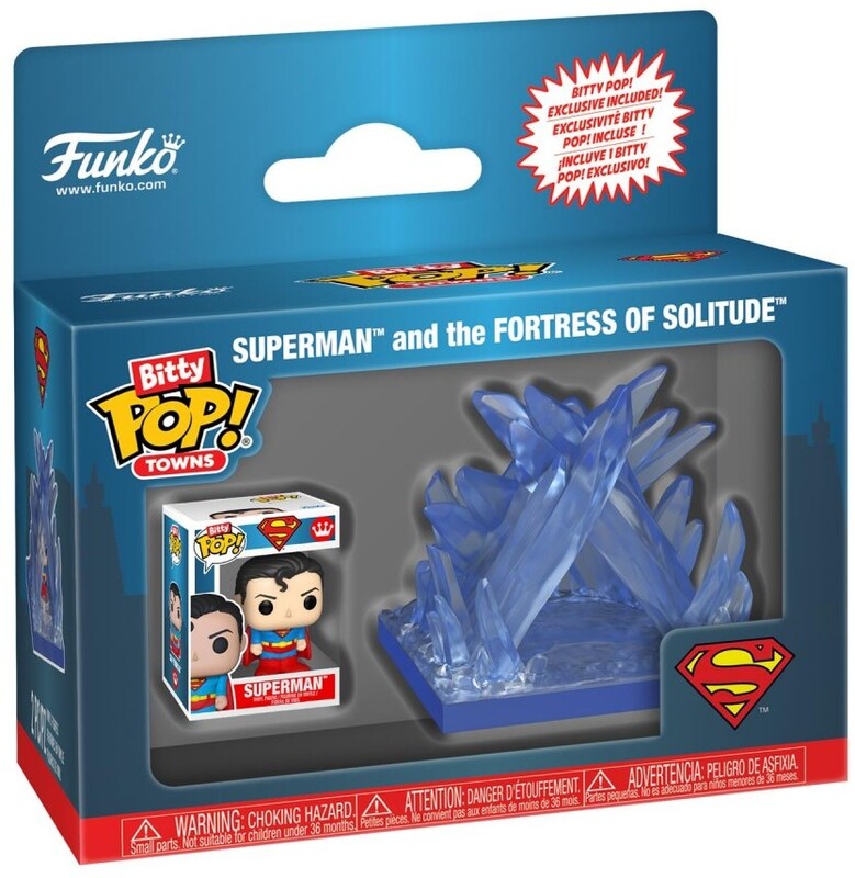 Bitty Pop!Towns:Superman-Superman & The Fortress Of Solitude (103561) - φωτογραφία 2