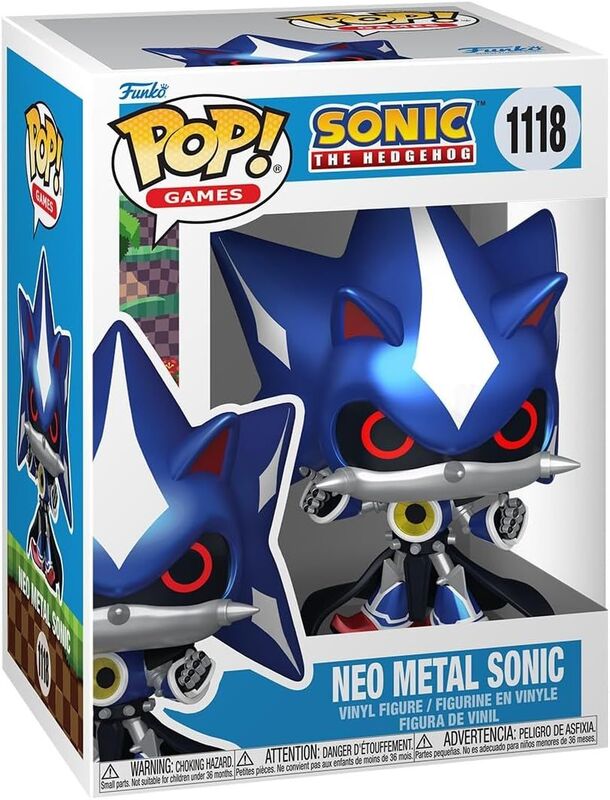 POP!#1118 Φιγούρα Neo Metal Sonic-Sonic The Hedgehog (104310) - φωτογραφία 2