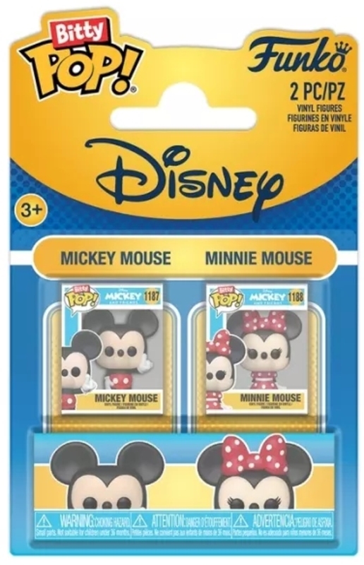 Bitty Pop!Mickey & Minnie-Disney 2Τμχ (104573)