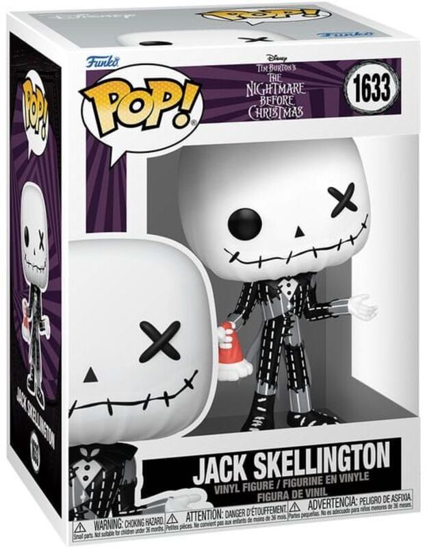 POP!#1633 Φιγούρα Jack Skellington(Patchwork)-The Nightmare Before Christmas (106349) - φωτογραφία 2
