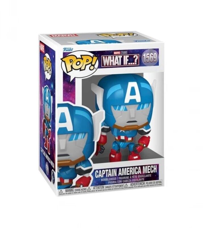 POP!#1569 Φιγούρα Captain America Mech-Marvel (106363) - φωτογραφία 2