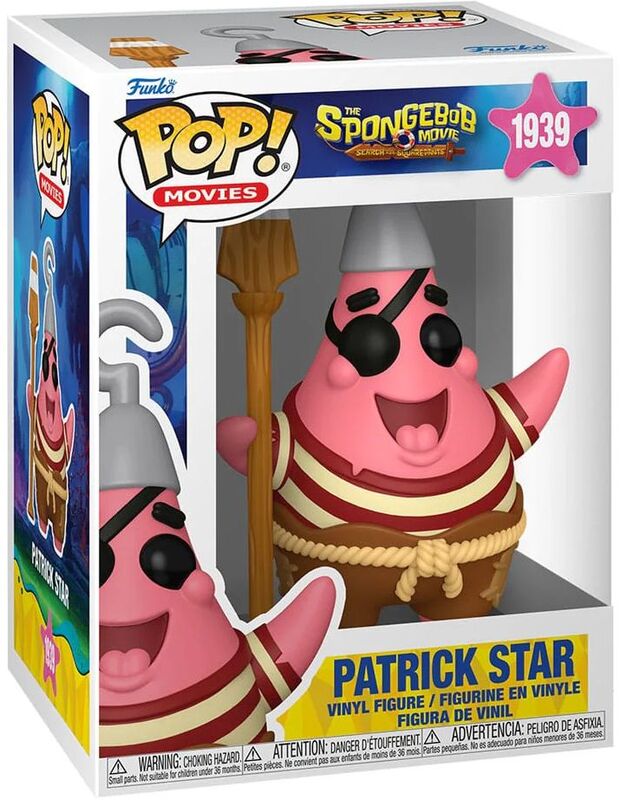 POP!#1939 Φιγούρα Patrick Star(Pirate)-Spongebob (107367) - φωτογραφία 2