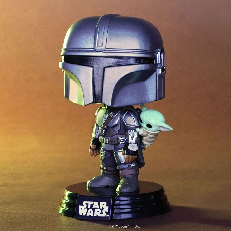 POP!#818 Φιγούρα The Mandalorian With Grogu-Star Wars (111458) - φωτογραφία 3