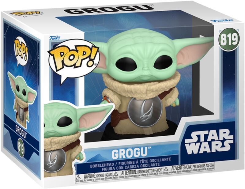 POP!#819 Φιγούρα Grogu-Star Wars (111459) - φωτογραφία 2