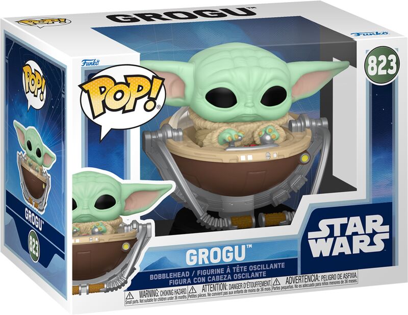 POP!#823 Φιγούρα Grogu-Star Wars:The Mandalorian & Grogu (111460) - φωτογραφία 2