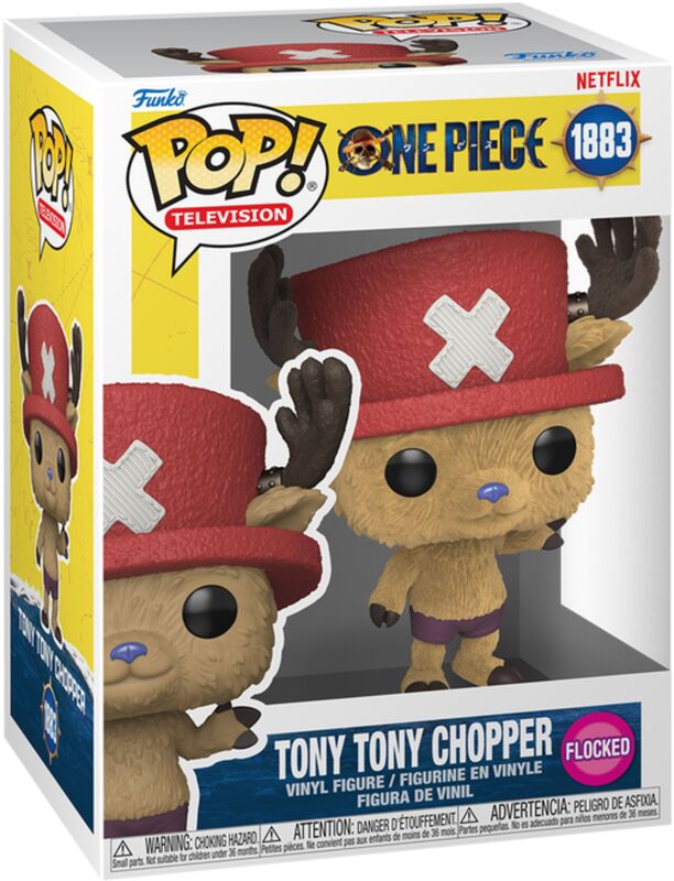 POP!#1883 Φιγούρα Chopper(Flocked)-One Piece (111486) - φωτογραφία 2