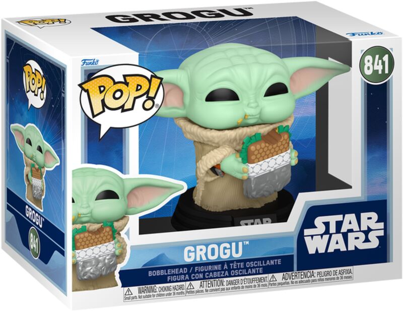 POP!#841 Φιγούρα Grogu(With Food)-Star Wars (112818) - φωτογραφία 2