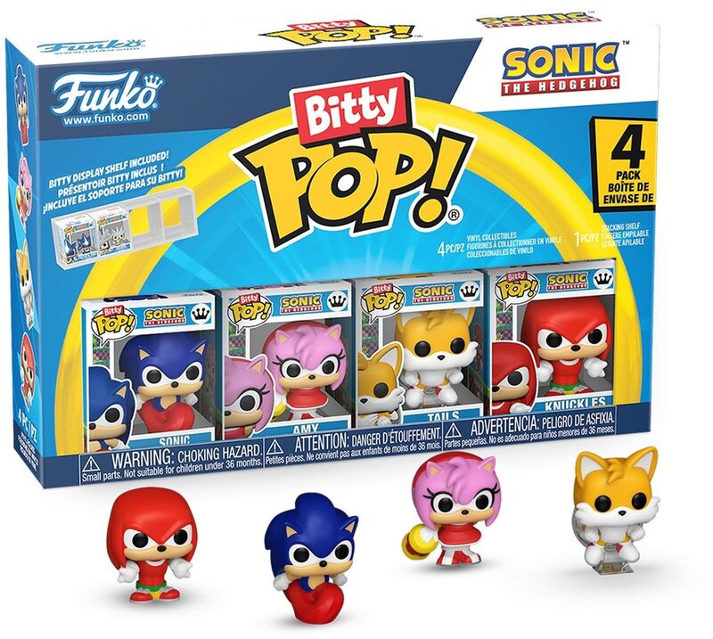 Bitty Pop!Sonic,Amy,Tails & Knuckles-Sonic The Hedgehog Σετ 4Τμχ (114003)