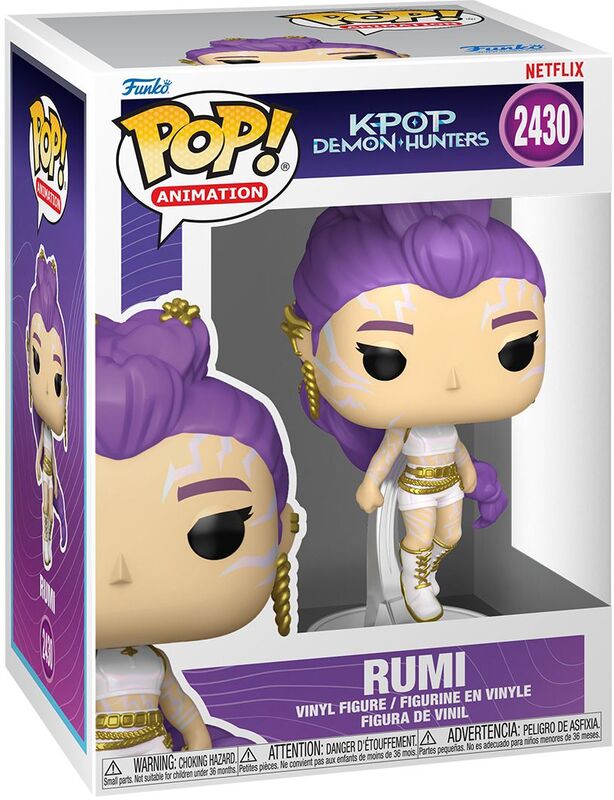 POP!#2430 Φιγούρα Rumi(Glows In The Dark)-K-Pop Demon Hunters (114625) - φωτογραφία 2