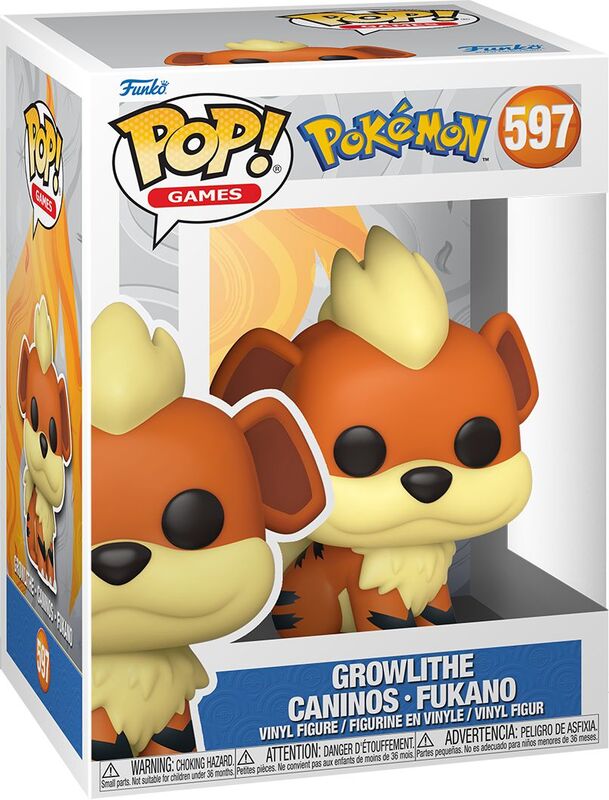 POP#597 Growlithe Caninos Fukano-Pokemon (083875) φωτογραφία