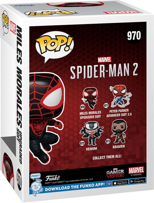 POP!#970 Miles Morales(Upgraded Suit)-Spiderman:Marvel Gamerverse (093352) - φωτογραφία 3