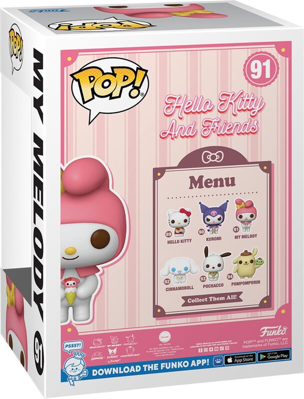 POP!#91 My Melody-Sanrio:Hello Kitty & Friends (095164) - φωτογραφία 3