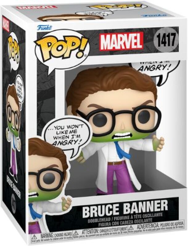 POP!#1417 Bruce Banner(Don't Make Me Angry)-Marvel (095530) - φωτογραφία 2