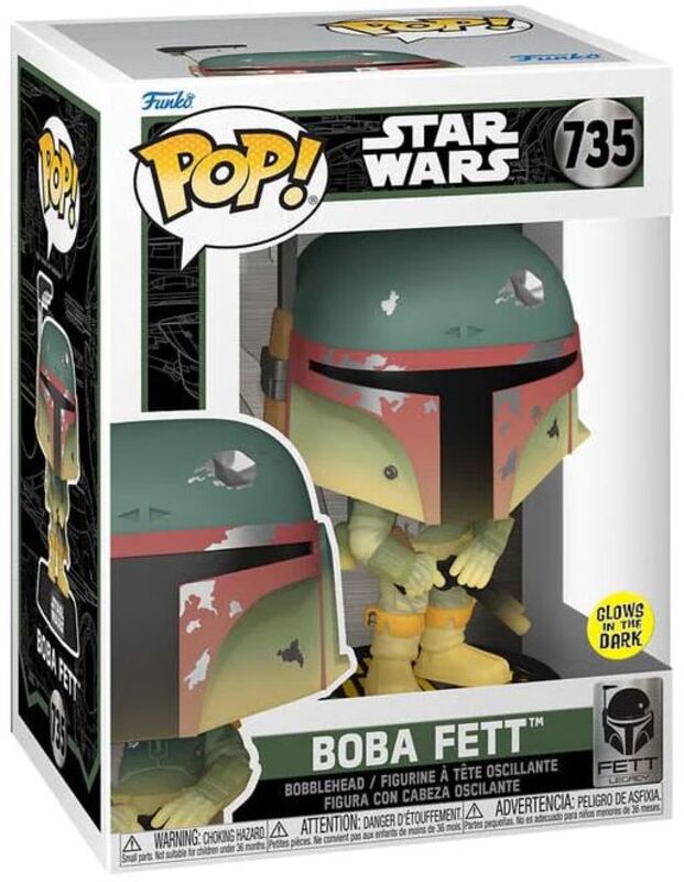POP!#735 Boba Fett(Glow In The Dark)-Star Wars:Fett Legacy (096181) φωτογραφία